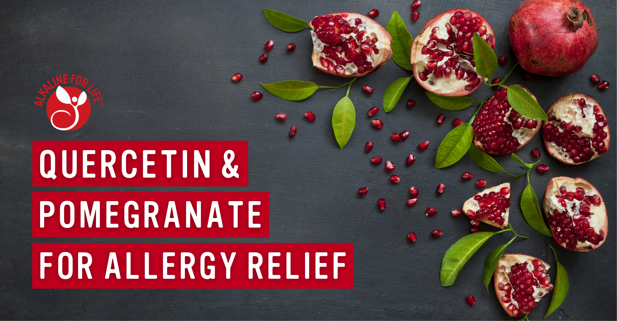 Quercetin and pomegranate for allergy relief
