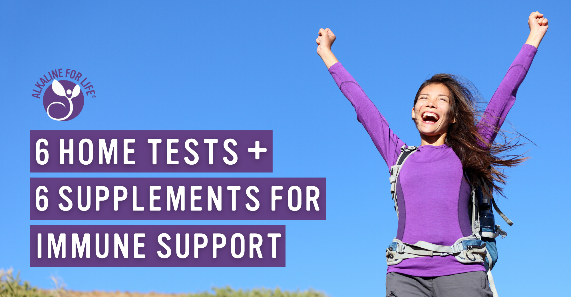 Home tests and supplements for immune support