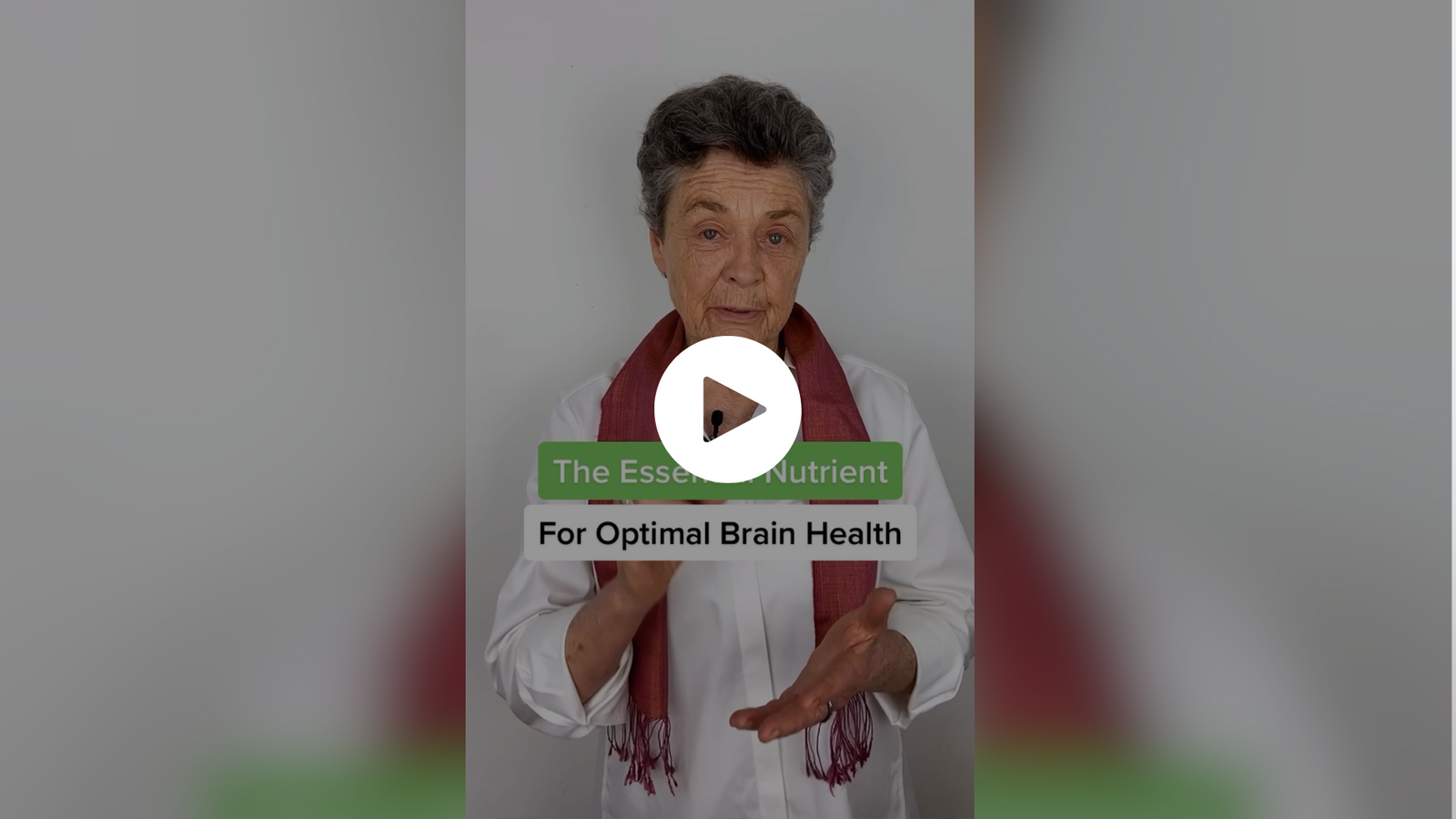 THE ESSENTIAL NUTRIENT FOR OPTIMUM BRAIN HEALTH + VIDEO