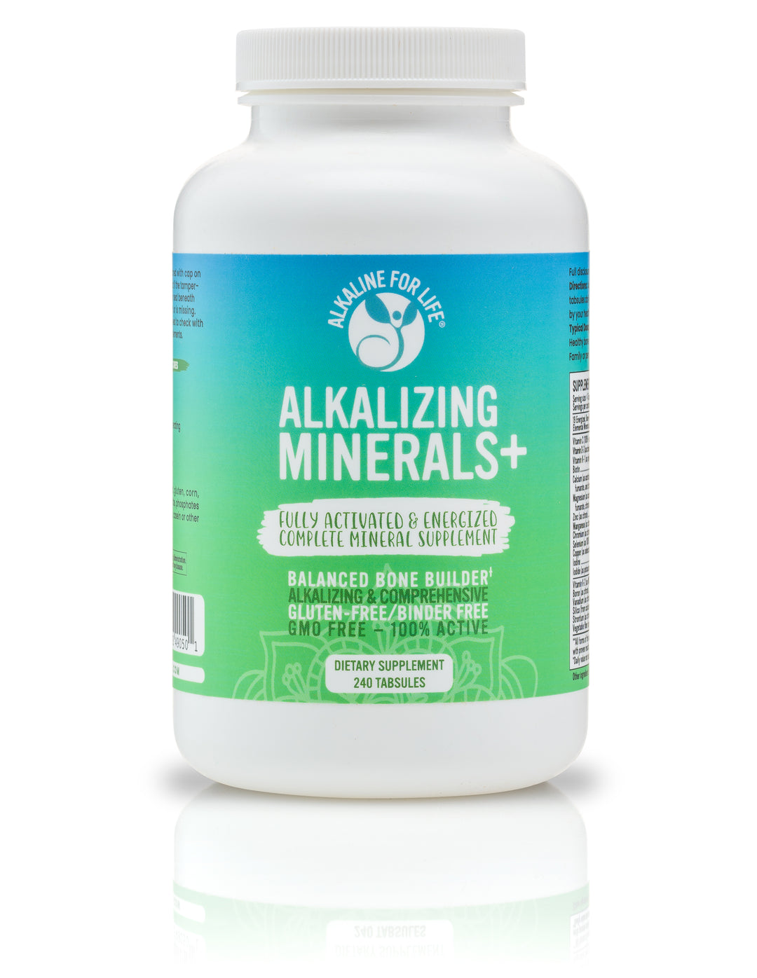 Alkalizing Minerals+ daily multi-mineral supplement by Alkaline for Life
