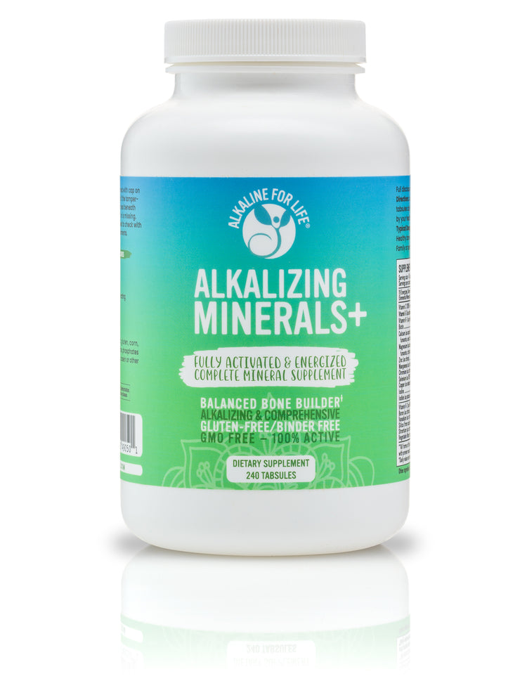 Alkalizing Minerals+ daily multi-mineral supplement by Alkaline for Life