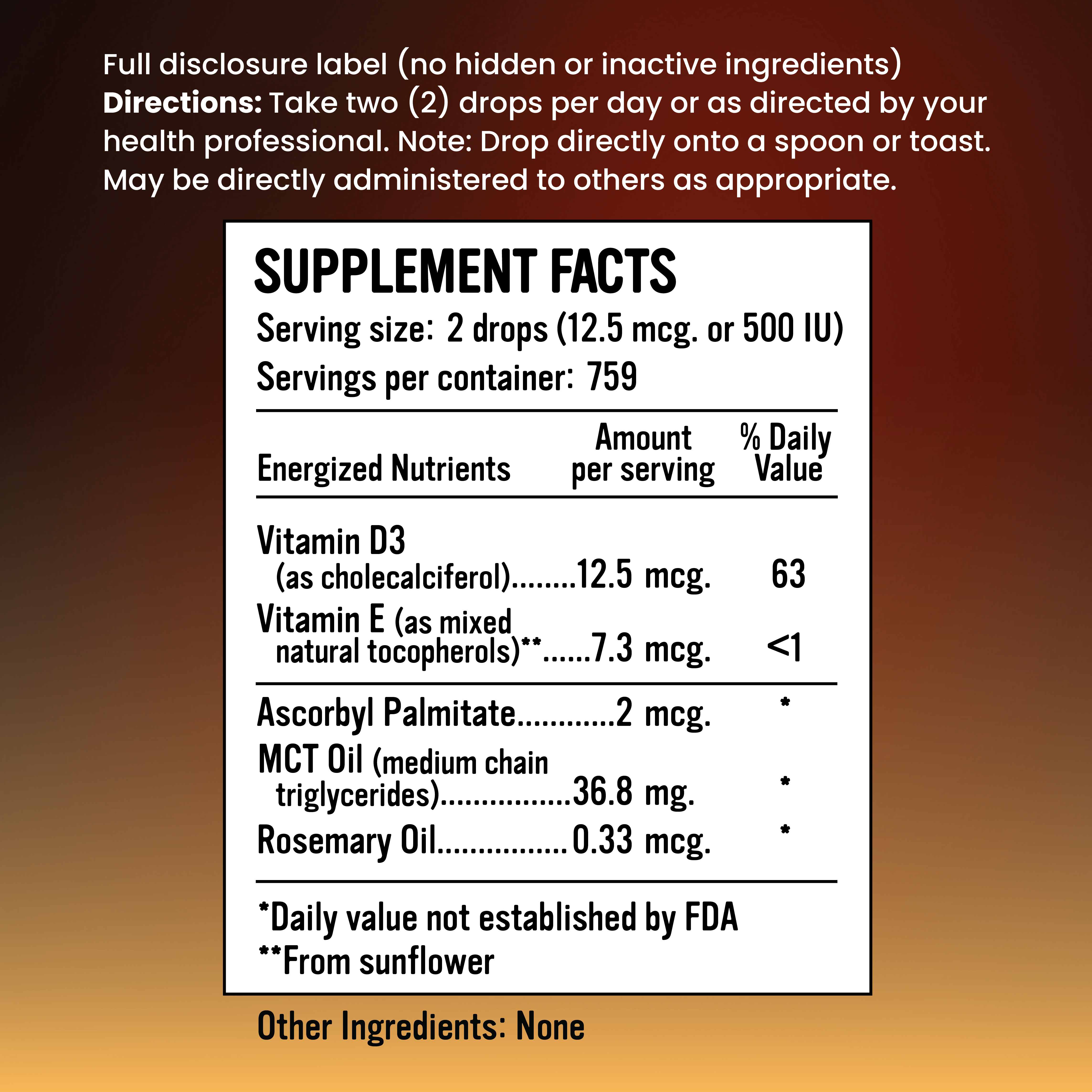 Cellular Vitamin D3 Drops+