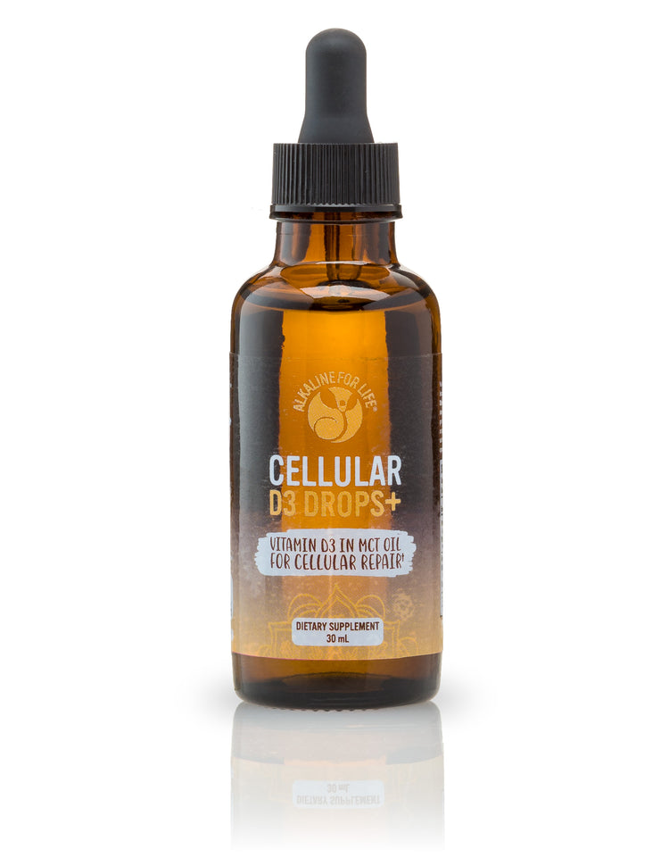 Cellular Vitamin D3 liquid drops with dropper by Alkaline for Life