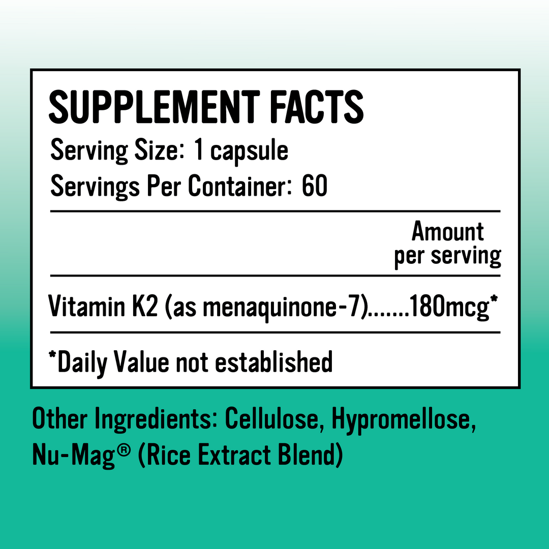 K2 (MK-7) Vitamin K Now with MenaQ7®
