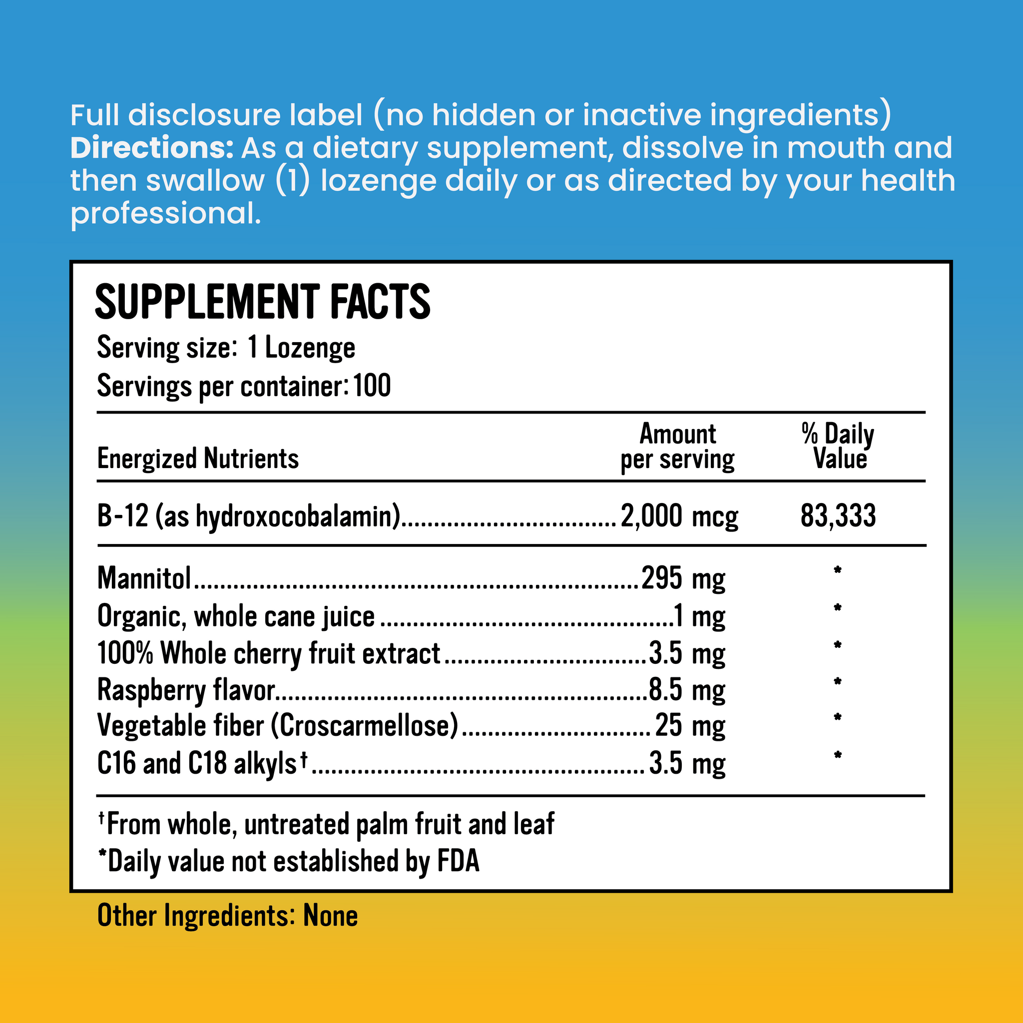 Rise Well (B-12 Lozenges)