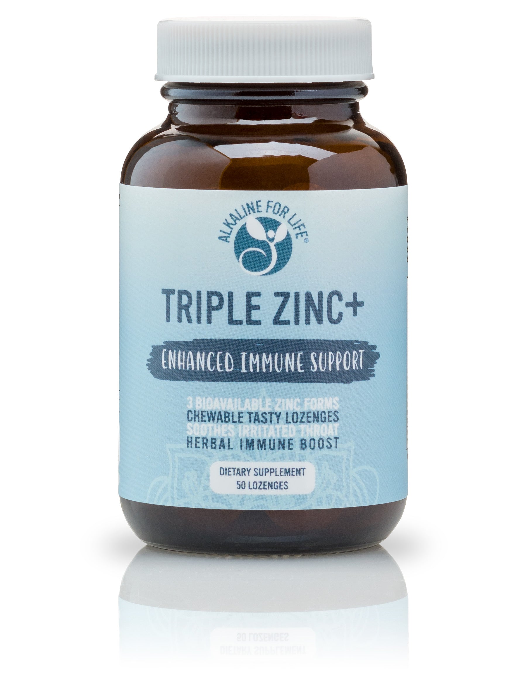 Triple Zinc+ immune support supplement by Alkaline for Life