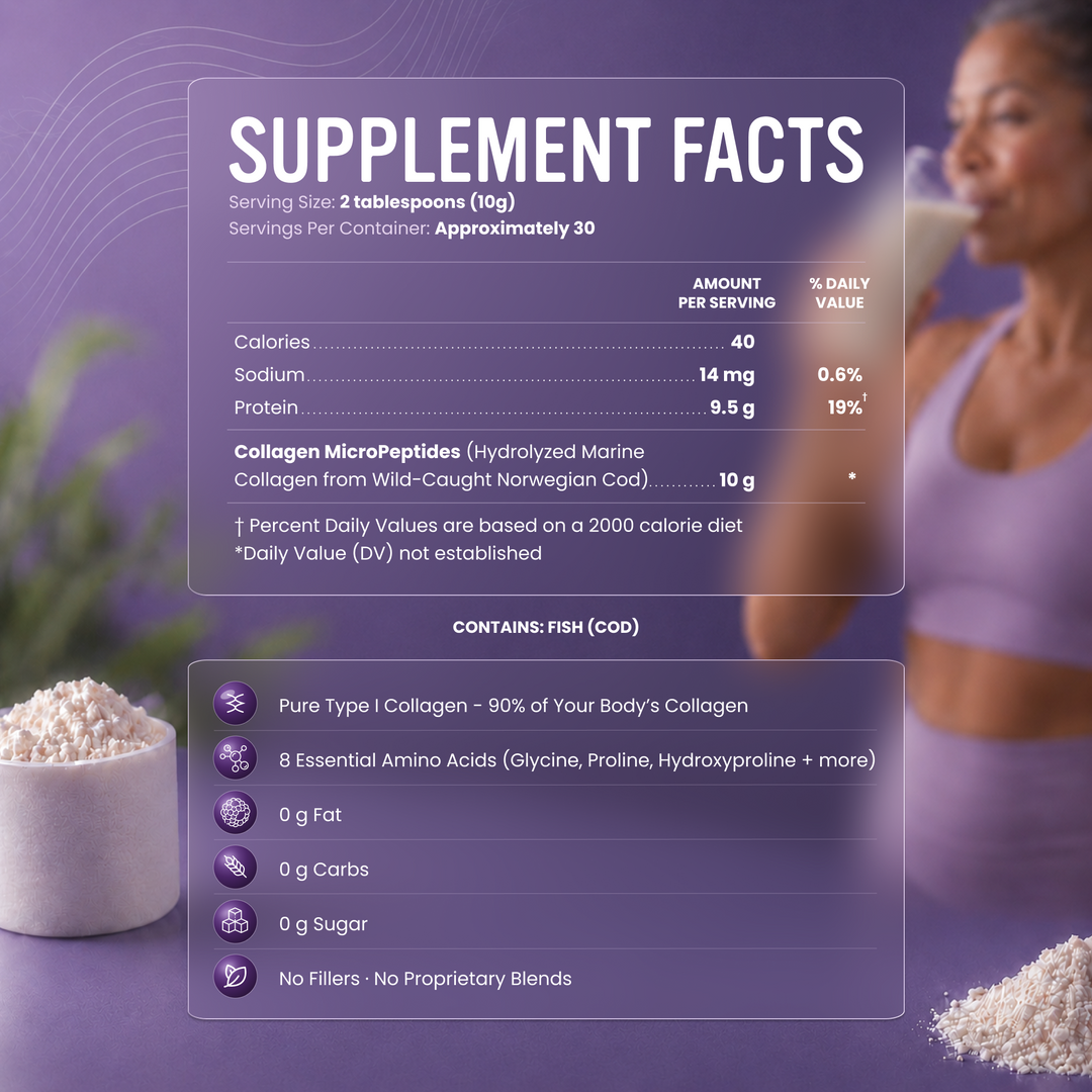 Beauty &amp; Bone Micro-Peptides, Wild-Caught Marine Collagen