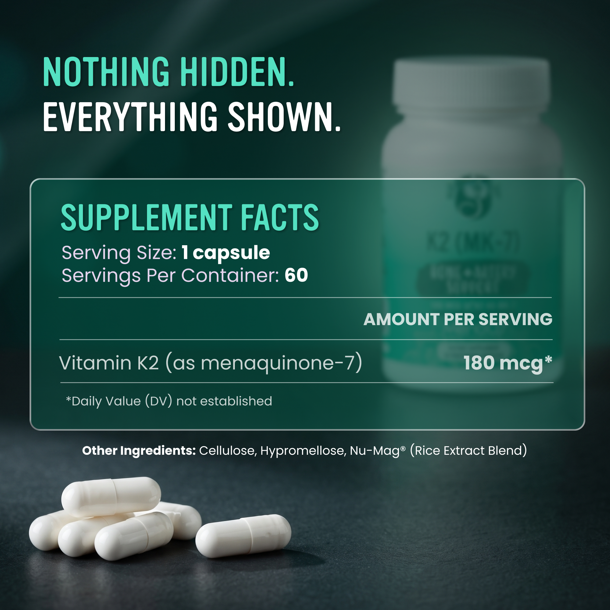 K2 (MK-7) Vitamin K Now with MenaQ7®