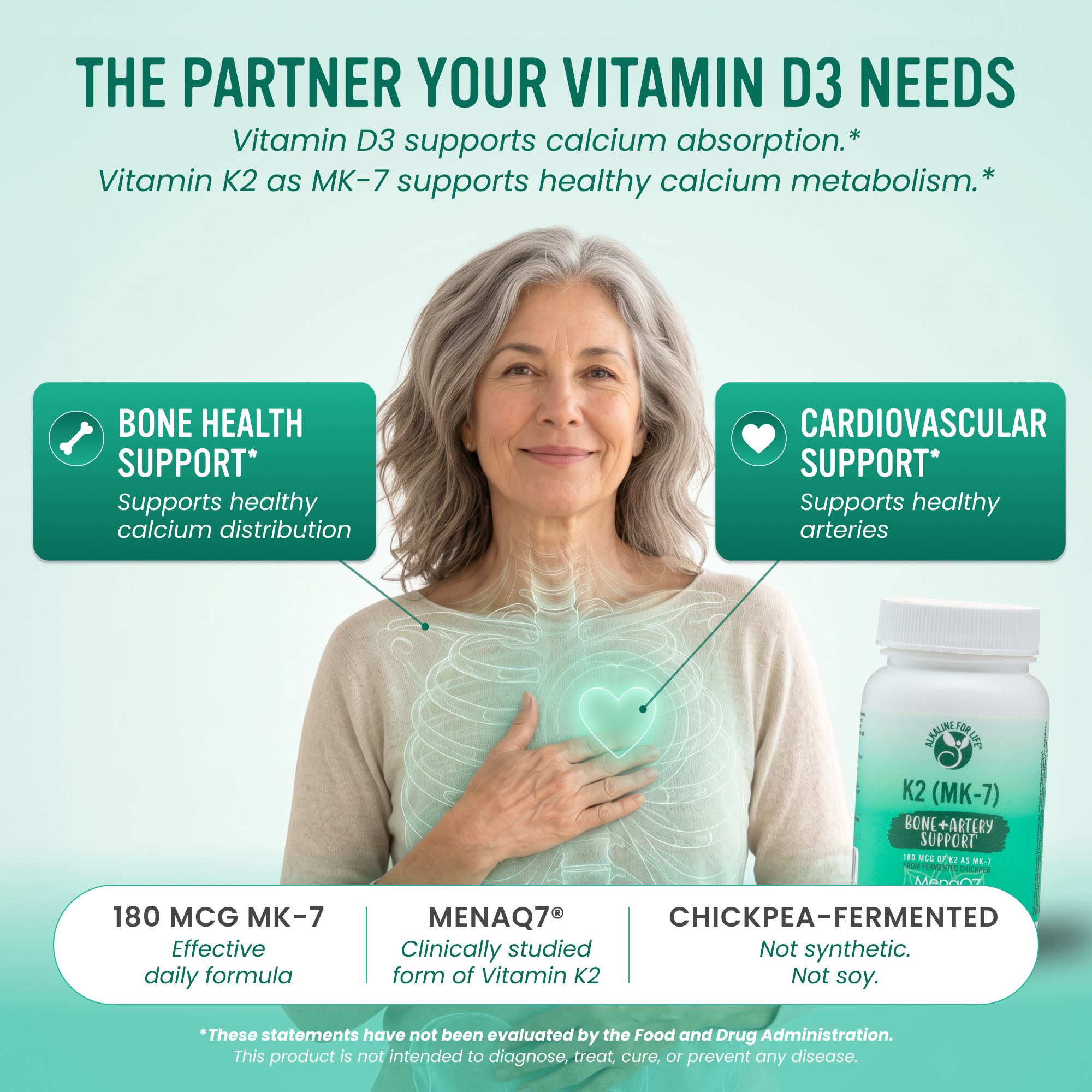 K2 (MK-7) Vitamin K Now with MenaQ7®