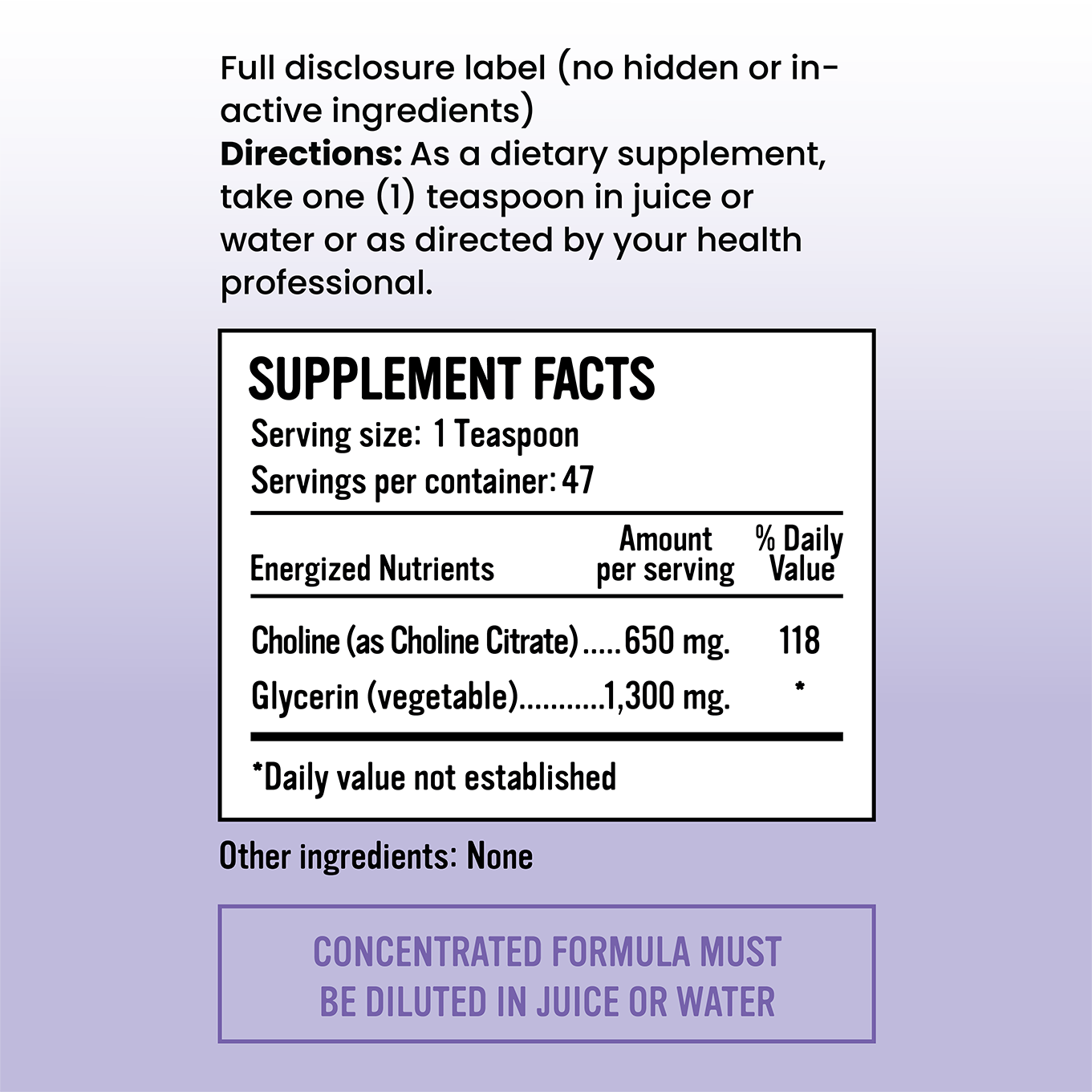 Essential Choline