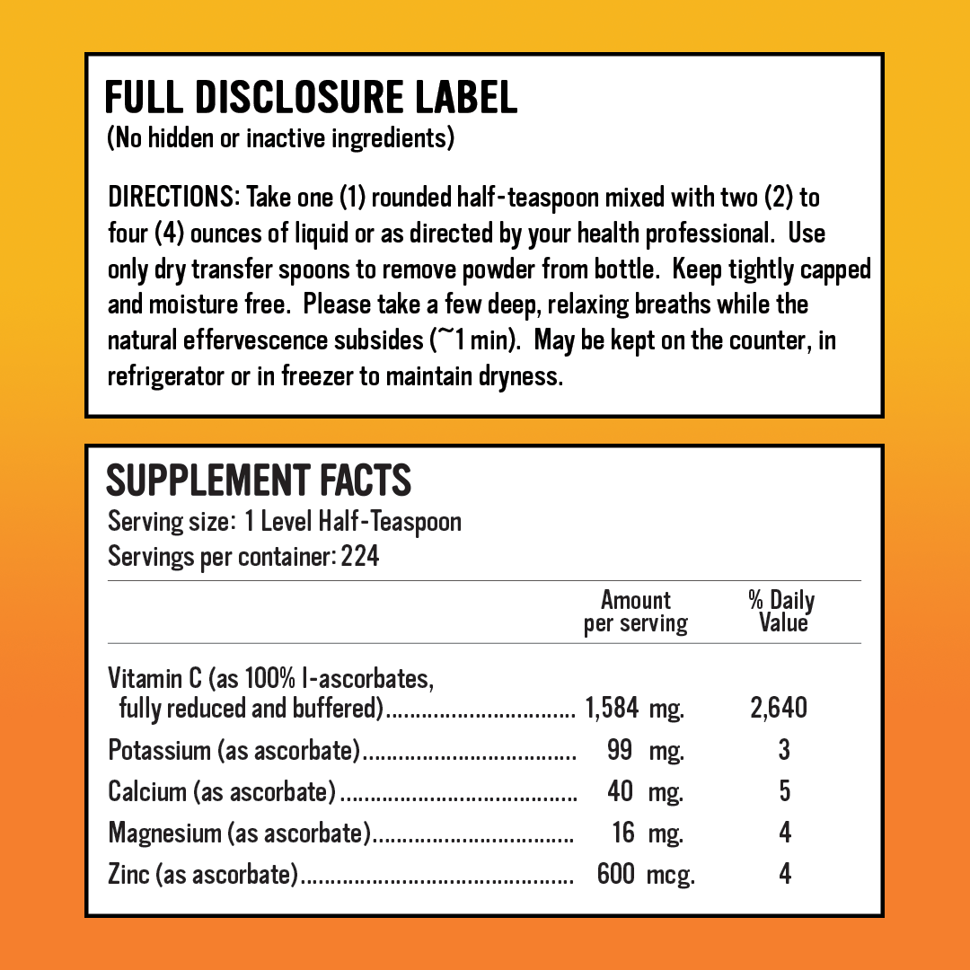 Alkalini-C (Ascorbate Vitamin C Powder)